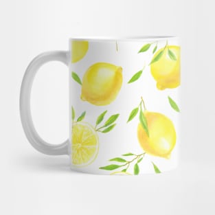 Lemons and leaves Mug